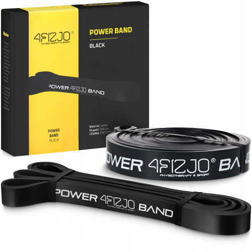Купить Резинка для фитнеса  4FIZJO Power Band 22 мм 12-17 кг Black в Киеве - фото №1
